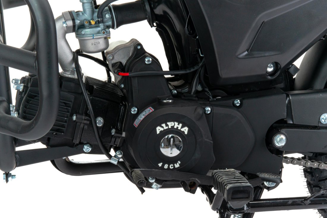 Мопед Альфа RS 11 (LM48-B) красный