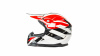 Шлем мото кроссовый HIZER 915 #9 (M) white/red/black