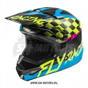 Шлем кроссовый FLY RACING KINETIC Sketch детский YS
