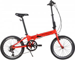 20" Велосипед Novatrack Shimano 6 speed складной алюм.