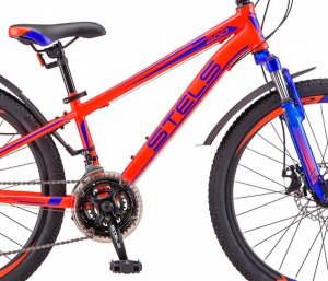 24" Велосипед Navigator 400  MD 12 рама сталь (неон-красн) V010