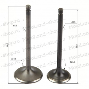 Клапаны 172FMM-5 PR250  X-TECH