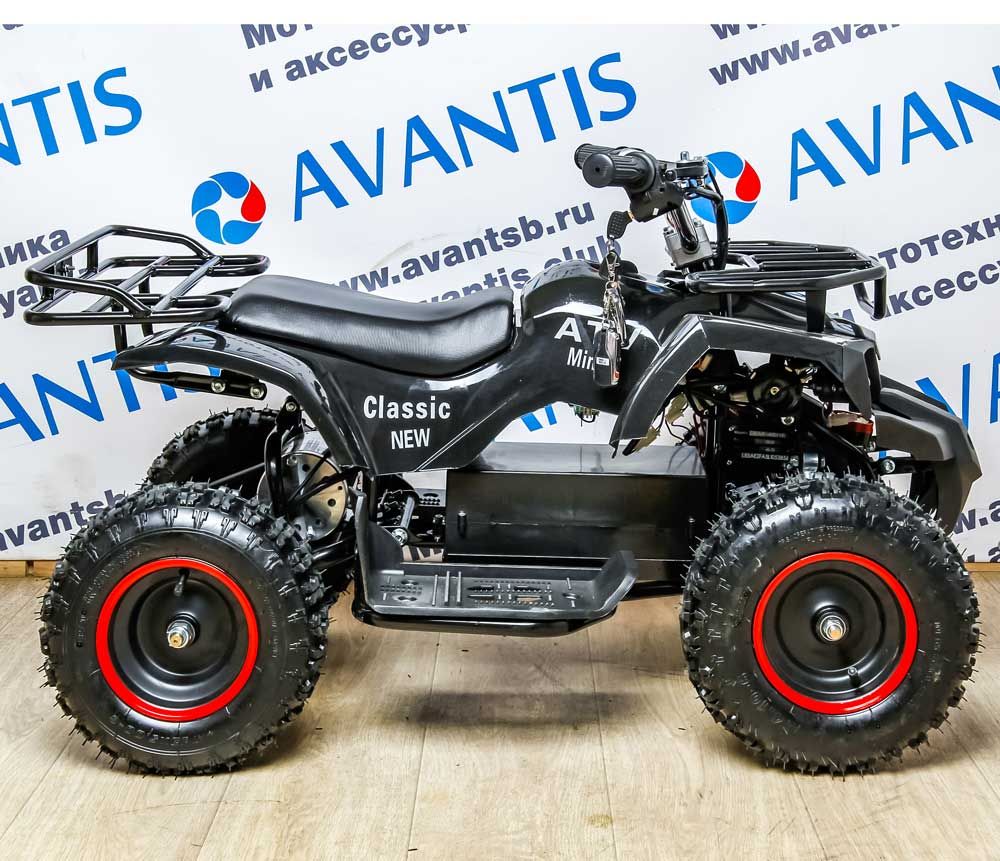 Детский квадроцикл (игрушка) ATV CLASSIC E 800W NEW чёрный