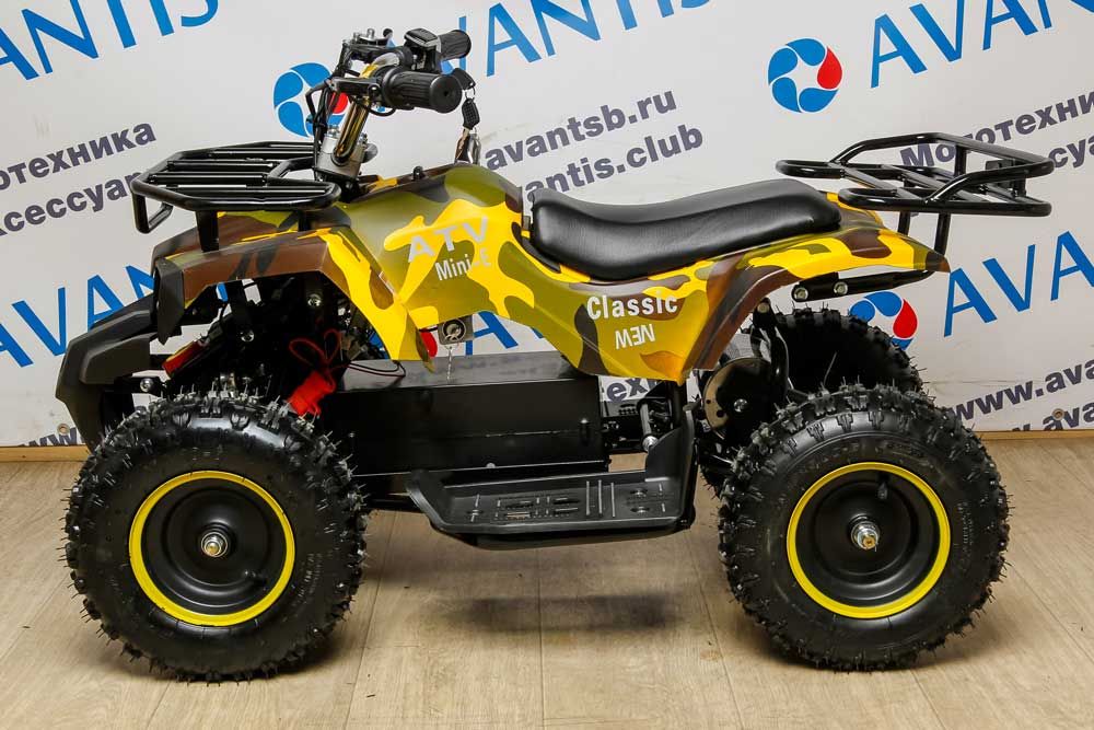 Детский квадроцикл (игрушка) ATV CLASSIC E 800W NEW сафари