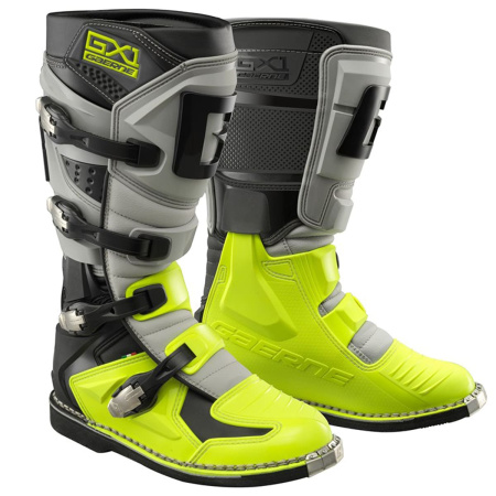 Мотоботы GAERNE GX-1,Hi-Vis желтый/серый/черный, 43