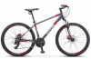 26" Велосипед  Stels Navigator 590MD 18 рама алюм.(серый/красный) 