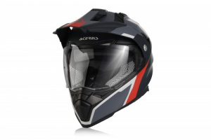 Шлем Acerbis FLIP FS-606 Grey/Red, XL