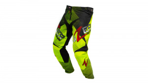 Штаны для мотокросса HIZER / Neon-Green/White (XL)