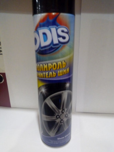 Полироль пенный (чернитель шин) ODIS (650мл.) Tyre shining Cleaner DS6088