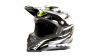 Шлем мото кроссовый HIZER B6197 (M) #5 black/yellow/white