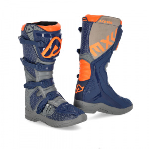 Мотоботы кроссовые Acerbis X-TEAM Blue/Grey, (р.42)