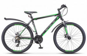 26" Велосипед Stels Navigator 620 MD 19 рама ( черн/зел/антрацит)