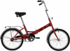 20"Велосипед NOVATRACK  складной, TG20, красный, тормоз нож, AL обода, багажник
