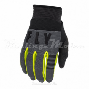 Перчатки FLY RACING F-16 (2022) (серый/черный/Hi-Vis желтый, 3, 140126-956-8778)