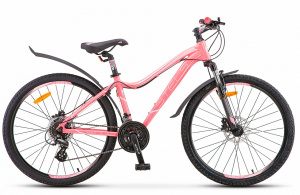 26" Велосипед Miss 6100 D 17 рама алюм.(светло-красный)