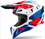 Шлем Airoh WRAAAP FEEL Blue/Red Glossy, M
