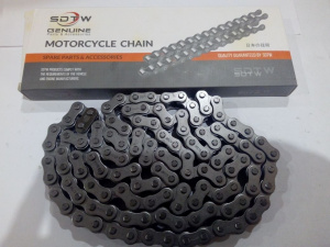 Цепь приводная 428H*120зв. УСИЛЕННАЯ (импорт);  PITBIKE 110-190cc