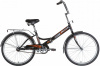 24" Велосипед Novatrack скл. TG,тормоз ножн.,багажник (черный)