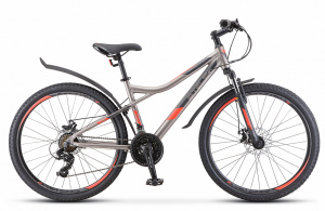 26" Велосипед Navigator 610 MD  14 рама (антрацитовый/красный) V040