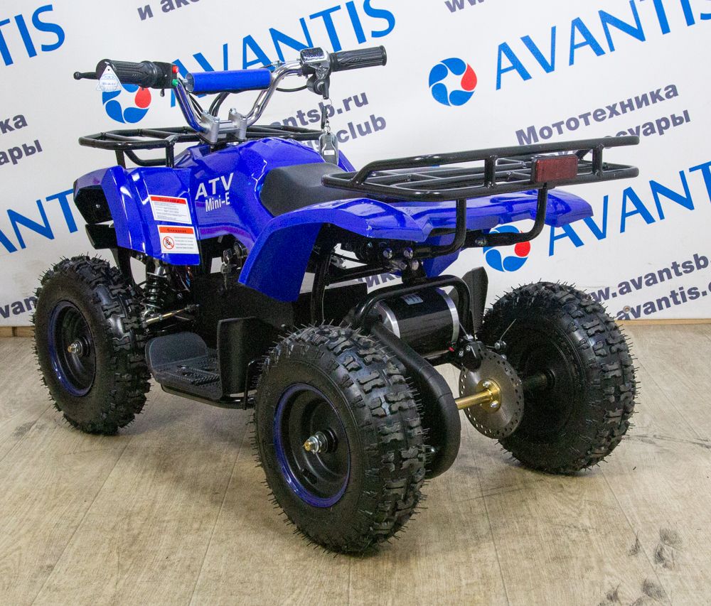 Детский квадроцикл (игрушка) ATV CLASSIC E 800W NEW синий