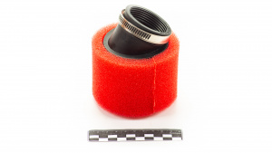 Фильтр возд. нулевик #2 (d=42mm) поролон красный	
