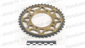 Венец, звезда ведомая (428H-41) сталь, закаленные зубья PIT BIKE 125-190 4х92х76