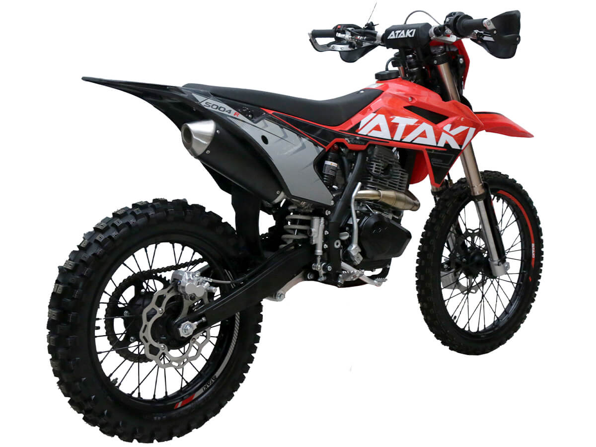 Мотоцикл кроссовый ATAKI S004-R 300 (4T PR300) 21/18 красный