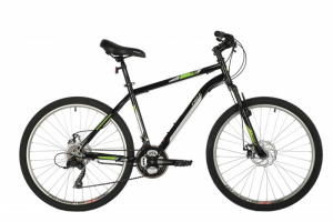 26"Велосипед FOXX  AZTEC D черный, сталь, размер 14"