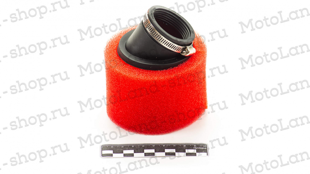 Фильтр возд. нулевик #2 (d=45mm) поролон красный	