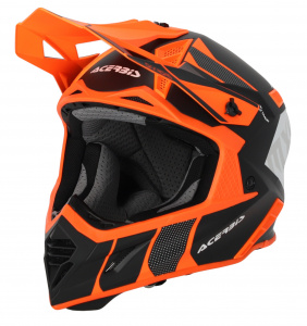 Шлем кроссовый  Acerbis X-TRACK 22-06 Orange-Fluo/Black S