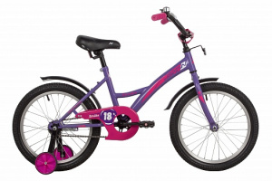 18"Велосипед NOVATRACK  STRIKE фиолетовый, тормоз нож, крылья корот, защита А-тип