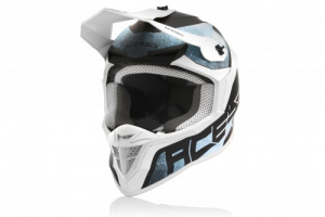 Шлем Acerbis LINEAR White/Light-Blue, M