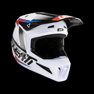Мотошлем Leatt Moto 2.5 Helmet (Black/White, M, 2024 (1024060482))