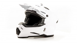 Шлем мото кроссовый HIZER J6801 (XL) #2 white
