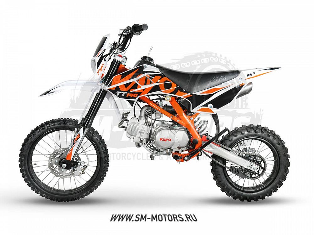 Питбайк KAYO BASIC TT140EM 17/14 KRZ (механ. сцепл., эл. стартер 2022 г.)