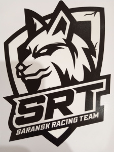 Наклейка большая SRT (черная)