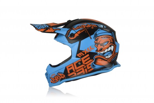 Шлем детский Acerbis IMPACT STEEL JUNIOR Blue/Red, L (51-52)