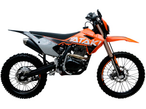 Мотоцикл кроссовый ATAKI S004-R 300 (4T PR300) 21/18 оранжевый