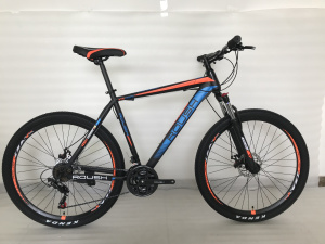  27,5" Велосипед ROUSH MD210-1 рама 21 (черный матовый)