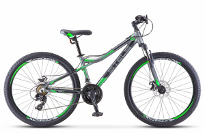 26" Велосипед Navigator 610 MD  14 рама алюм (сер/зелен) V040