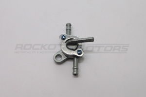 Кран топливного бака для мотоциклов и питбайков (штуцер 180°) Rockot-Motors