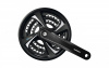 Шатуны Shimano Tourney FC-TX801, 42x32x22T, 175 мм, с болтами, черный