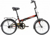 20" Велосипед Novatrack скл. TG30,тормоз ножн.,руль усил. (черный)
