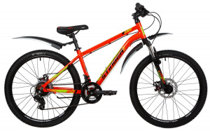 24"Велосипед STINGER ELEMENT оранжевый, алюминий, размер 14"