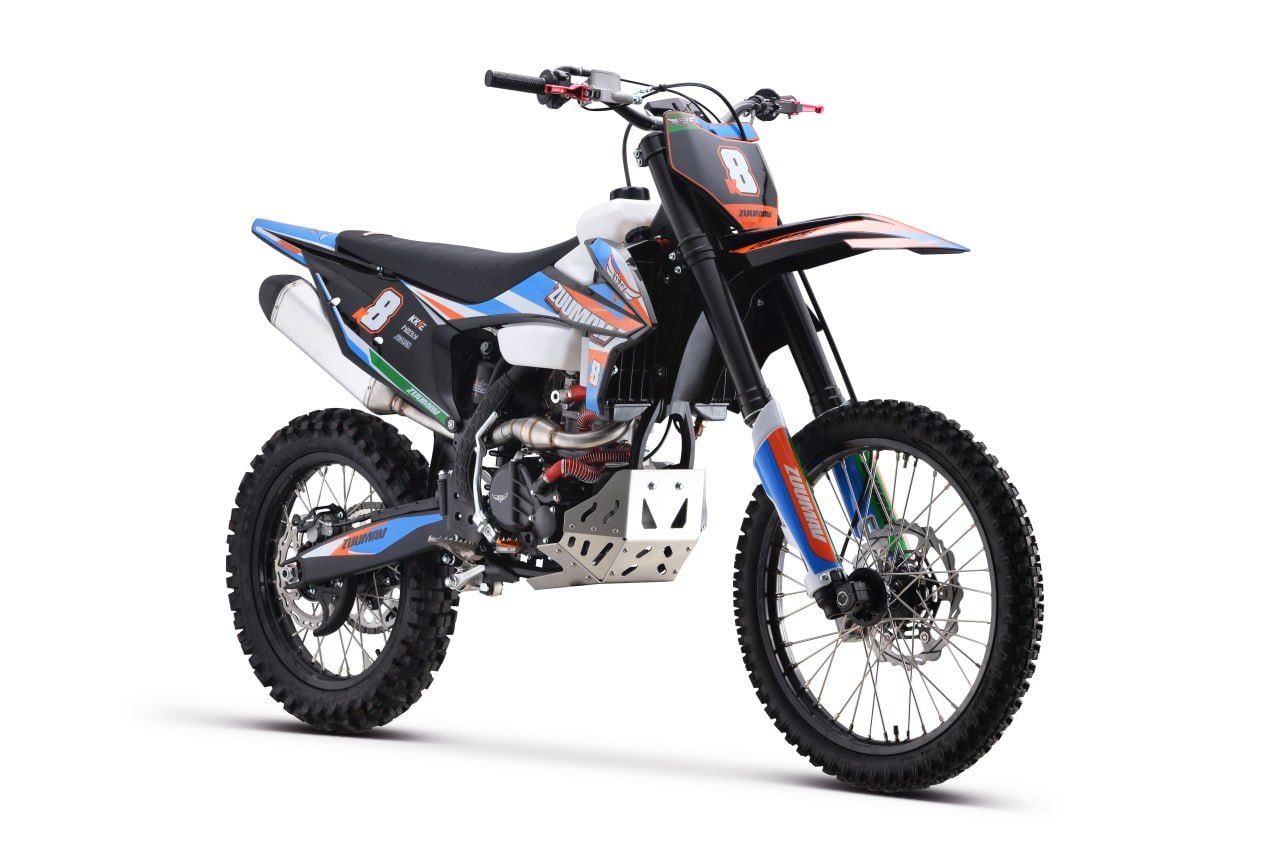 Мотоцикл кроссовый ZUUMAV K8 CB-300F синий