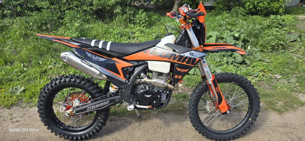 Мотоцикл кроссовый ZUUMAV K9 YBH-300 оранжевый