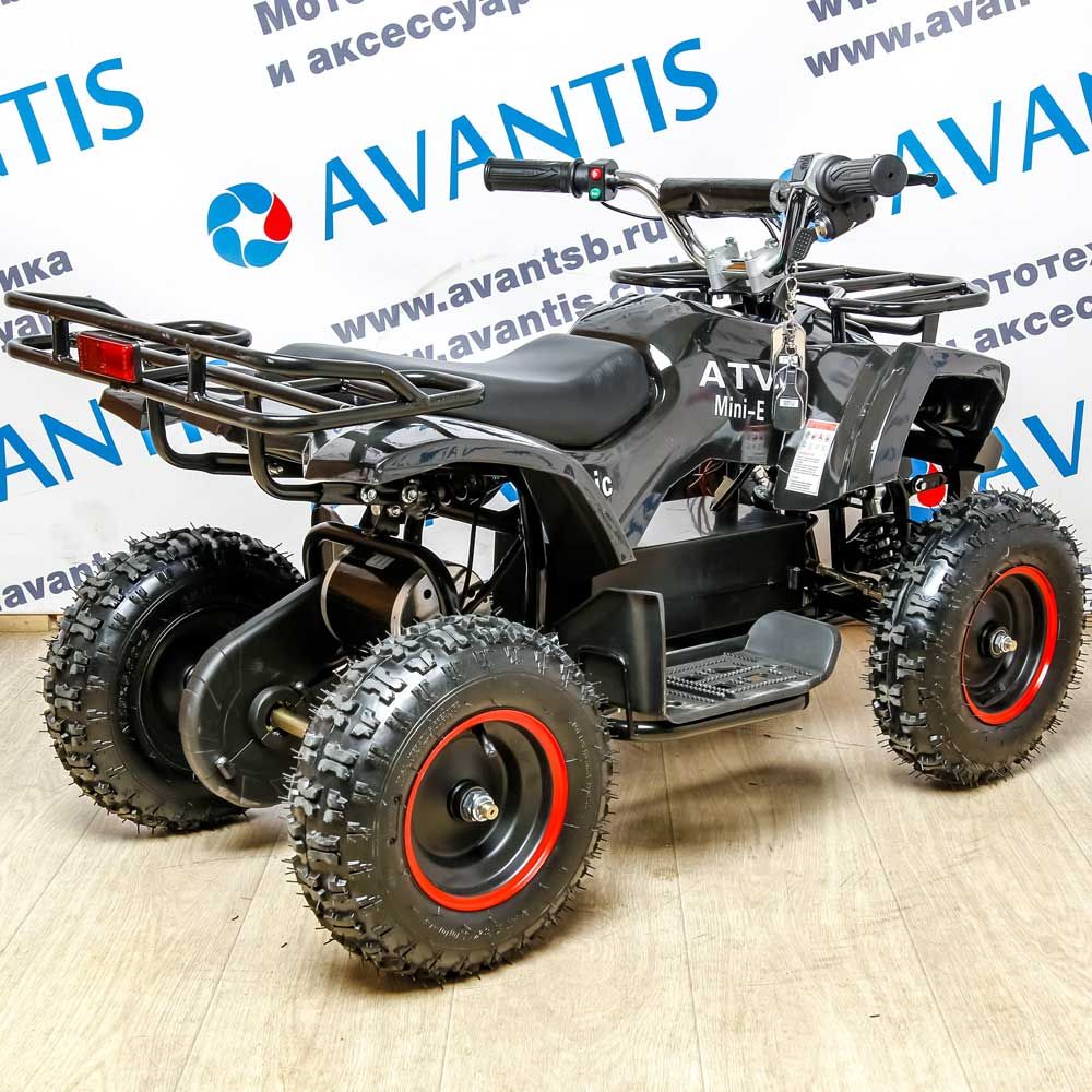 Детский квадроцикл (игрушка) ATV CLASSIC E 800W NEW чёрный