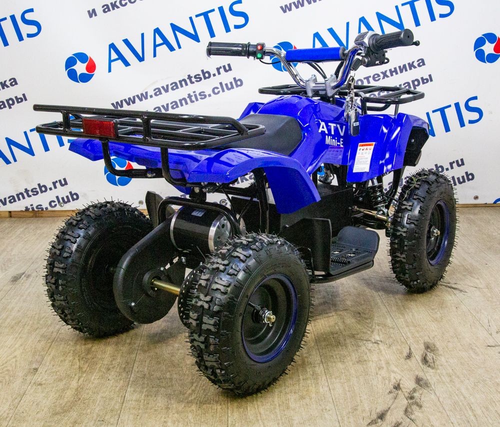 Детский квадроцикл (игрушка) ATV CLASSIC E 800W NEW синий