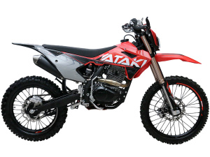 Мотоцикл кроссовый ATAKI S004-R 300 (4T PR300) 21/18 красный