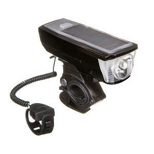 Фонарь STG передний  FL1576,350 люм, usb бат. (2000mAH) звонок 120 дб.